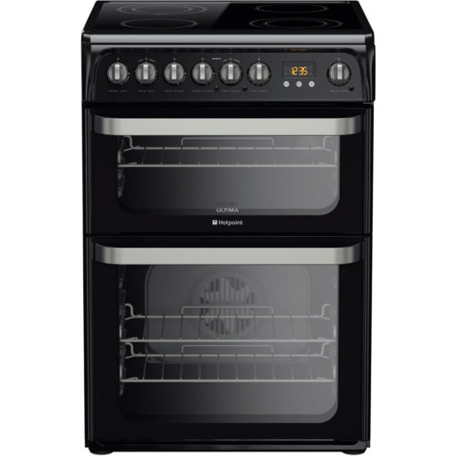 Hotpoint 60cm Electric Cooker – Black