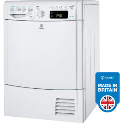 Indesit 8kg Condenser Dryer – White