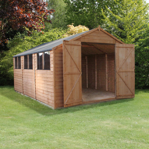 15ft x 10ft Overlap Shed