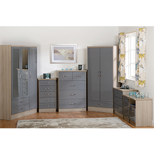 VEGAS 6 DRAWER CHEST – Grey VEGAS 6 DRAWER CHEST – Grey