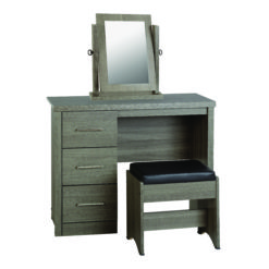 Faro 3 Piece Dressing Table Set with Mirror