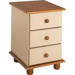 MOY 3 DRAWER BEDSIDE CHEST