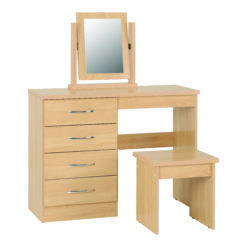 Vegas 4 Drawer Dressing Table Set