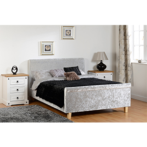 STACEY 4’6” SLEIGH BED HIGH FOOT END STACEY 4’6” SLEIGH BED HIGH FOOT END